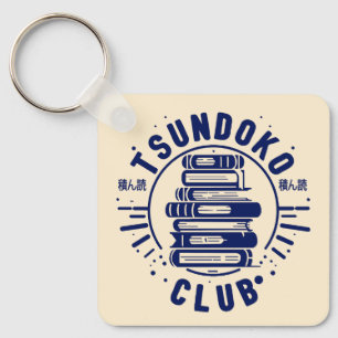 Porte-clés Club Tsundoku Amoureux des Livres Bibliophile Book