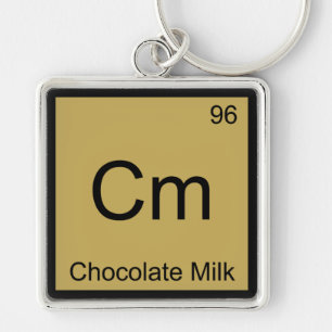 Porte-clés Cm - Chocolate Milk Chemistry Element Symbol Tee