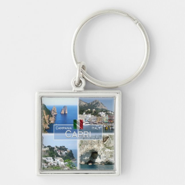 Porte-clés CMP020 CAPRI, Campanie, Italie, (Devant)