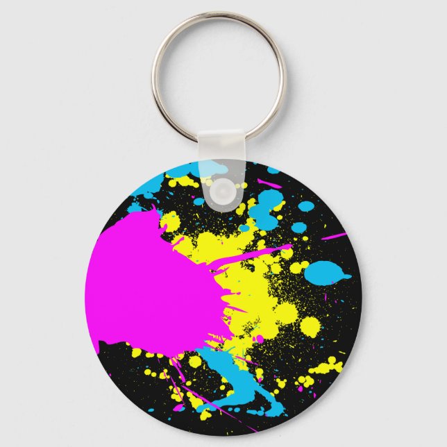 Porte-clés CMYK Splash (Recto)