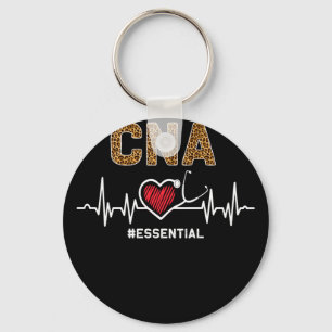 Porte-clés CNA #Essential Stethoscope Heartbeat Hospital