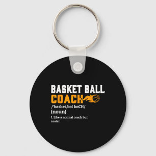 Porte-clés Coach de basketball Définition de jeu-cadeau Fun B