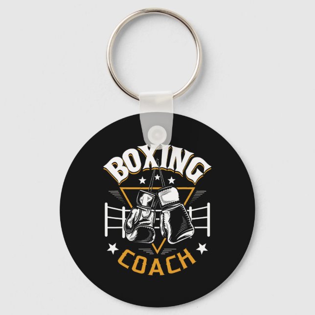 Porte-clés Coach de boxe - Kickboxer Kickboxer Gym Boxer 1 (Recto)