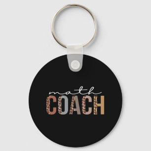 Porte-clés Coach Math Leopard Appréciation Amusement Pour Les