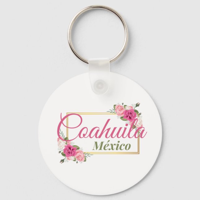 Porte-clés Coahuila Mexico Voyage Destination Bridesmaid (Recto)