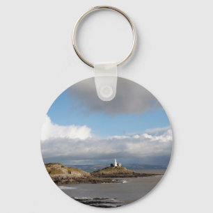 Porte-clés Coastal landscape and lighthouse