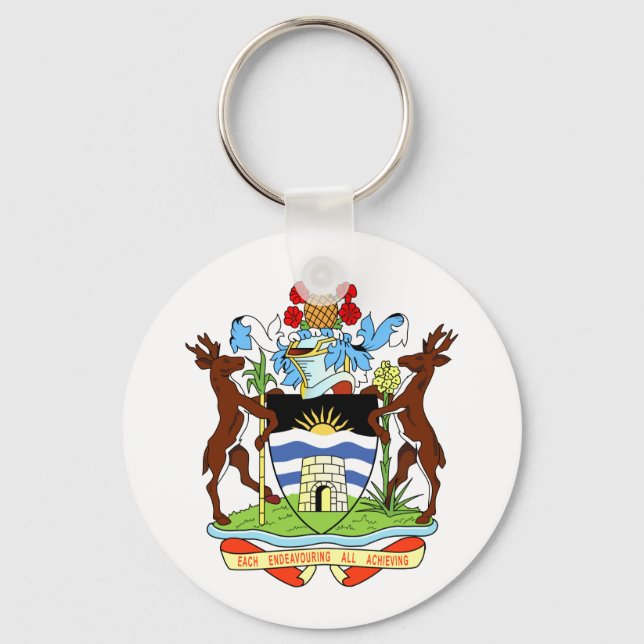 Porte-clés Coat of Arms of Antigua and Barbuda (Recto)