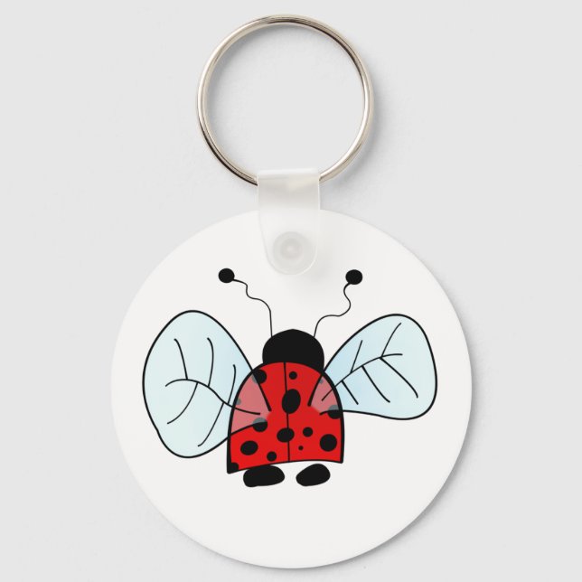 Porte-clés Coccinelle (Recto)