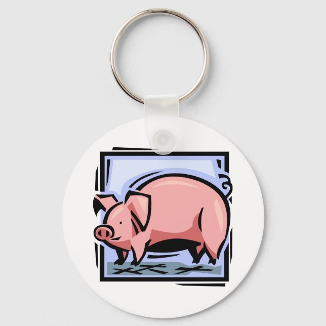Porte-clés Cochon (Recto)