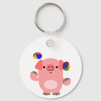 Porte-clés Cochon de dessin mignon