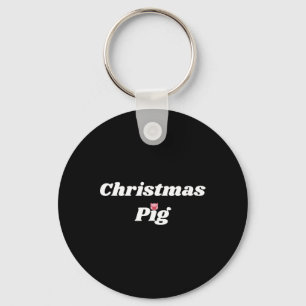 Porte-clés Cochon de Noël - Cadeaux de cochon et de porcelet 