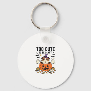 Porte-clés Cochon d'Inde Halloween Trop Mignon Pour Être Effr