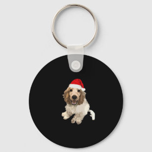 Porte-clés Cocker de Noël Spaniel (blanc) Essential T-Shirt