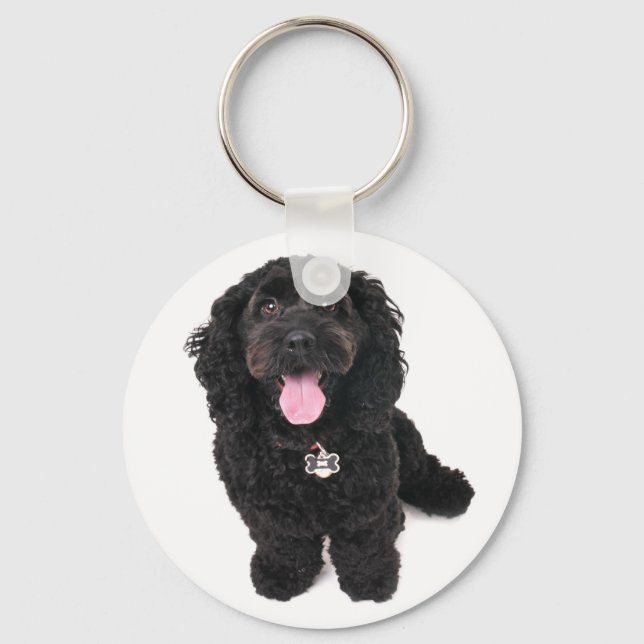 Porte-clés cocker poodle mix puppy Keychain (Recto)