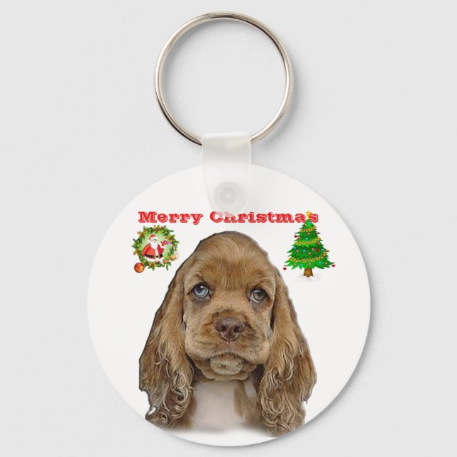 Porte-clés Cocker spaniel (Recto)