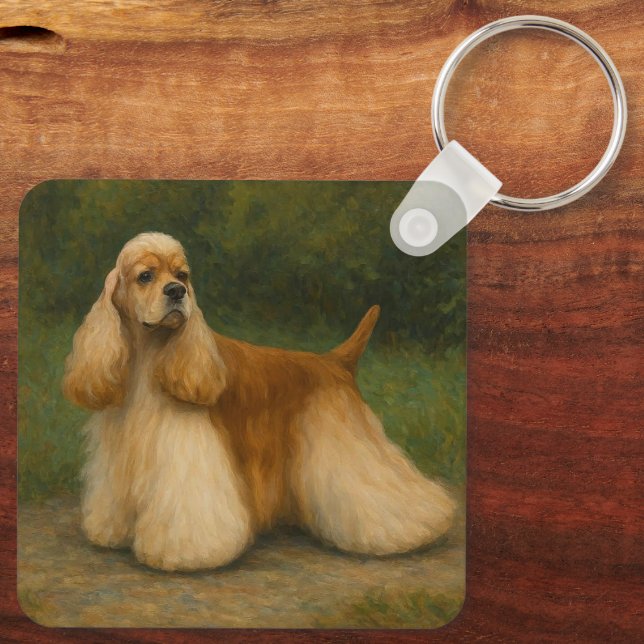 Porte-clés Cocker Spaniel (Verso)