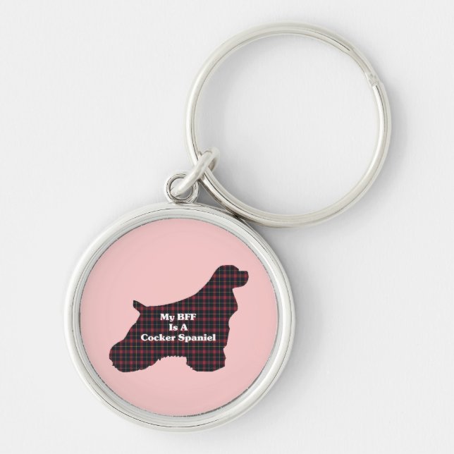Porte-clés Cocker Spaniel BFF (Devant)