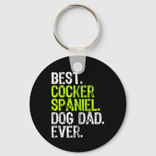 Porte-clés Cocker Spaniel Chien Papa Fête des pères Amoureux