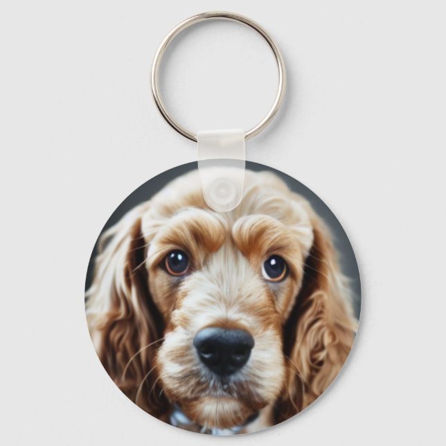 Porte-clés Cocker Spaniel Keychain (Recto)