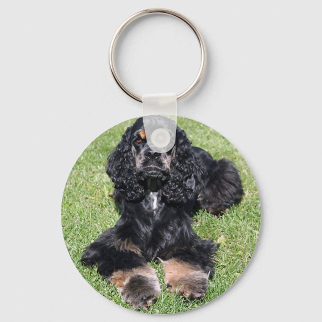 Porte-clés Cocker Spaniel Photo (Recto)