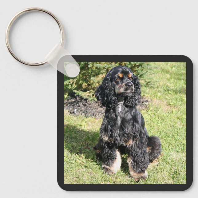Porte-clés Cocker Spaniel Photo (Recto)