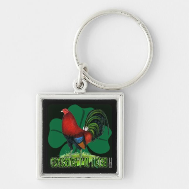 Porte-clés Cocksure I'm Irish Too ! (Devant)