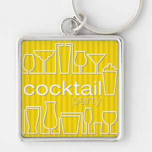 Porte-clés Cocktail jaune