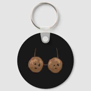 Porte-clés Coco Summer Coconut Bra Amusant Coco
