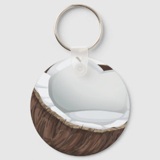 Porte-clés Coconut Button Keychain