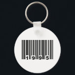 Porte-clés Code-barres 1995<br><div class="desc">1995 année d'anniversaire du code à barres</div>
