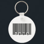 Porte-clés Code-barres 1995<br><div class="desc">1995 année d'anniversaire du code à barres</div>