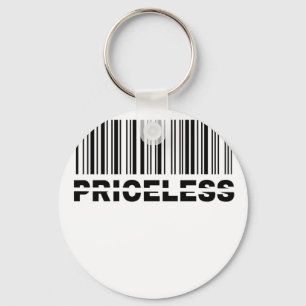 Porte-clés code barres inestimable