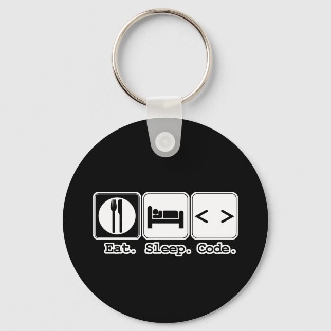 Porte-clés code de sommeil (Recto)