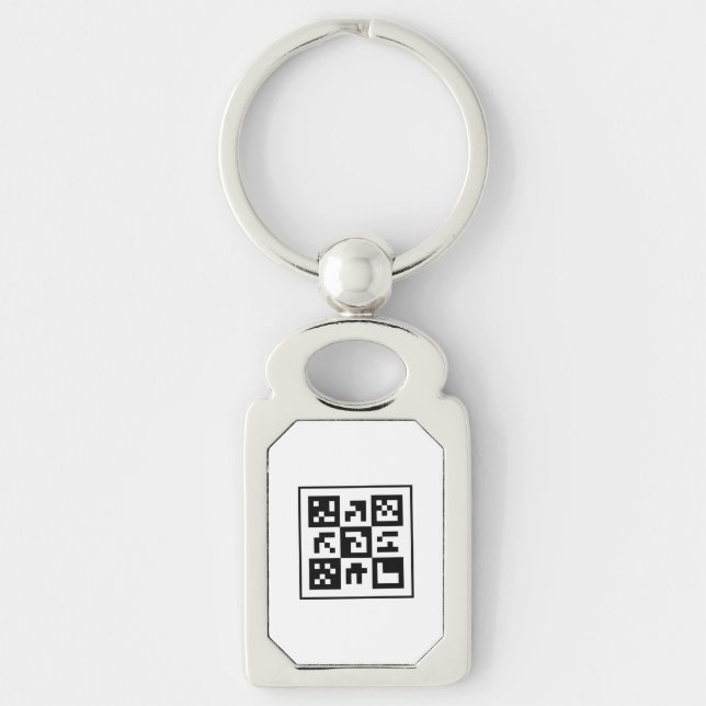 Porte-clés code qr (Devant)
