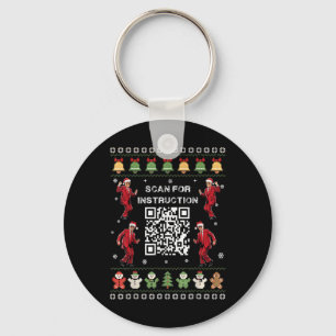 Porte-clés Code Qr Danse Trump Président Scannez Pour Instruc