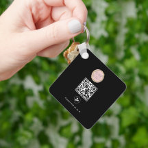 Code QR du logo de l'entreprise de médias sociaux