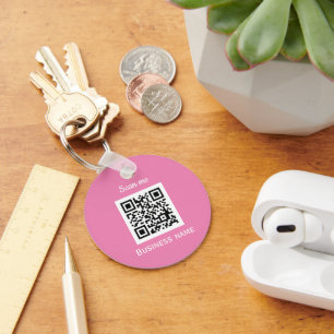 Porte-clés Code QR - Logo Professionnel Professionnel Personn