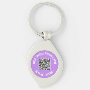 Porte-clés Code QR Message spécial Cadeau Porte - clé surpris