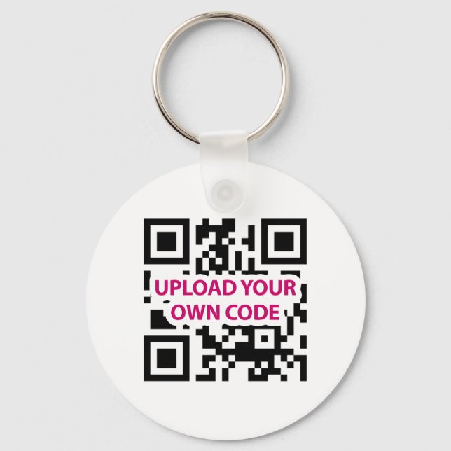 Porte-clés Code QR personnalisable (Recto)