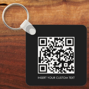 Porte-clés Code QR personnalisé Design Moderne Noi