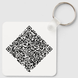 Porte-clés Code QR personnalisé et logo de marque professionn