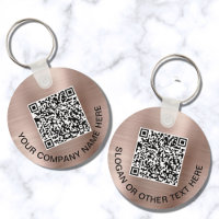 Code QR personnalisé Rose promotionnel Gold