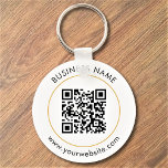 Porte-clés Code QR personnalisé Texte moderne Noir Blanc<br><div class="desc">Téléchargez un code QR, ajoutez du texte et créez facilement votre porte - clé personnalisé. Cliquez sur MODIFIER pour modifier la couleur ou la couleur du texte de l'arrière - plan. Vous pouvez TRANSFÉRER ce DESIGN sur d'autres produits Zazzle et l'ajuster à la plupart des articles Zazzle. Les conceptions Studio...</div>