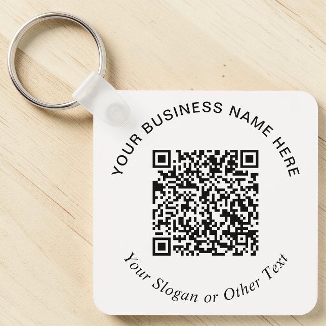 Porte-clés Code QR promotionnel d'entreprise (Business QR Code Promotional Keychain)