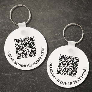 Porte-clés Code QR Promotionnel Moderne