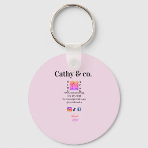Porte-clés Code QR simple minimal logo social instagram adres