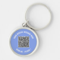 Code QR Votre message spécial Porte - clé surprise