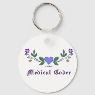 Porte-clés Codeurs Médicales bleu CS Imprimer