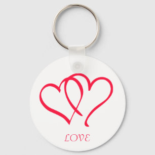Porte-clés coeur, AMOUR