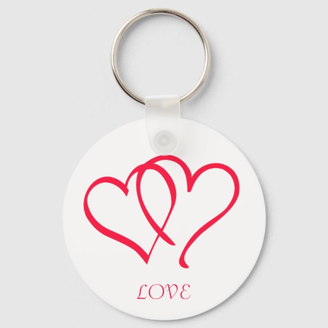 Porte-clés coeur, AMOUR (Recto)